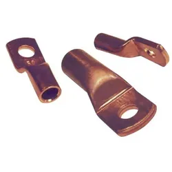 RS PRO, Kabelverbindung, Ring-Rohrkabelschuh, Unisoliert, Braun, aus