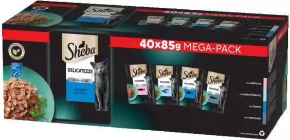 SHEBA DEL. SELEZIONE DEL MARE GELATINA 40X85GR