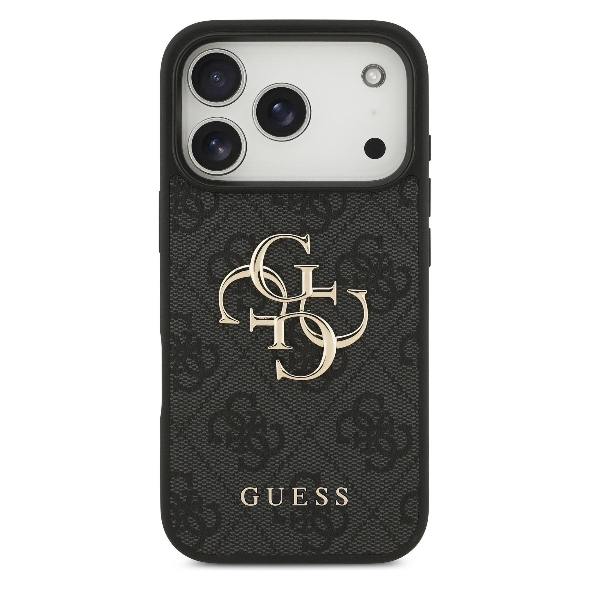 Guess - Hardcase 4G Big Logo (GUHCP17L4GMGGR) - iPhone 17 Pro - Black (Apple iPhone 17 Pro) (GUHCP17L4GMGGR)