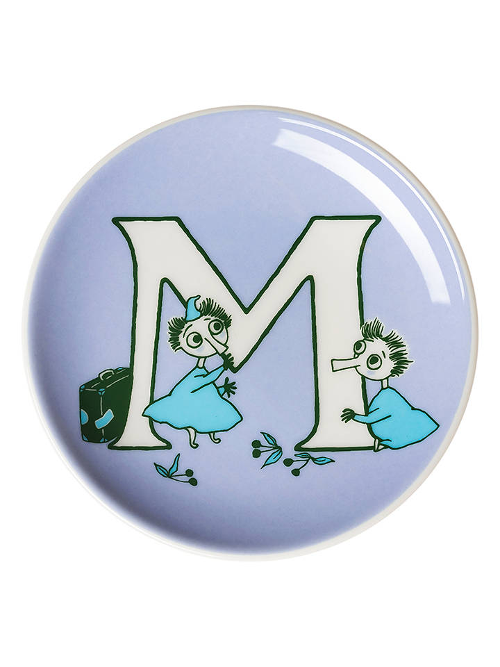 Brotteller "Moomin M" in Hellblau - Ø 10,5 cm - onesize