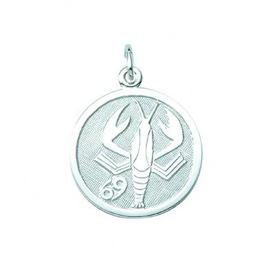 Sternzeichenanhänger ADELIA´S "Sternzeichen Anhänger Krebs 925 Silber", silber, Schmuckanhänger, Herren, Krebs, Silber 925 (Sterlingsilber), Silberanhänger Krebs