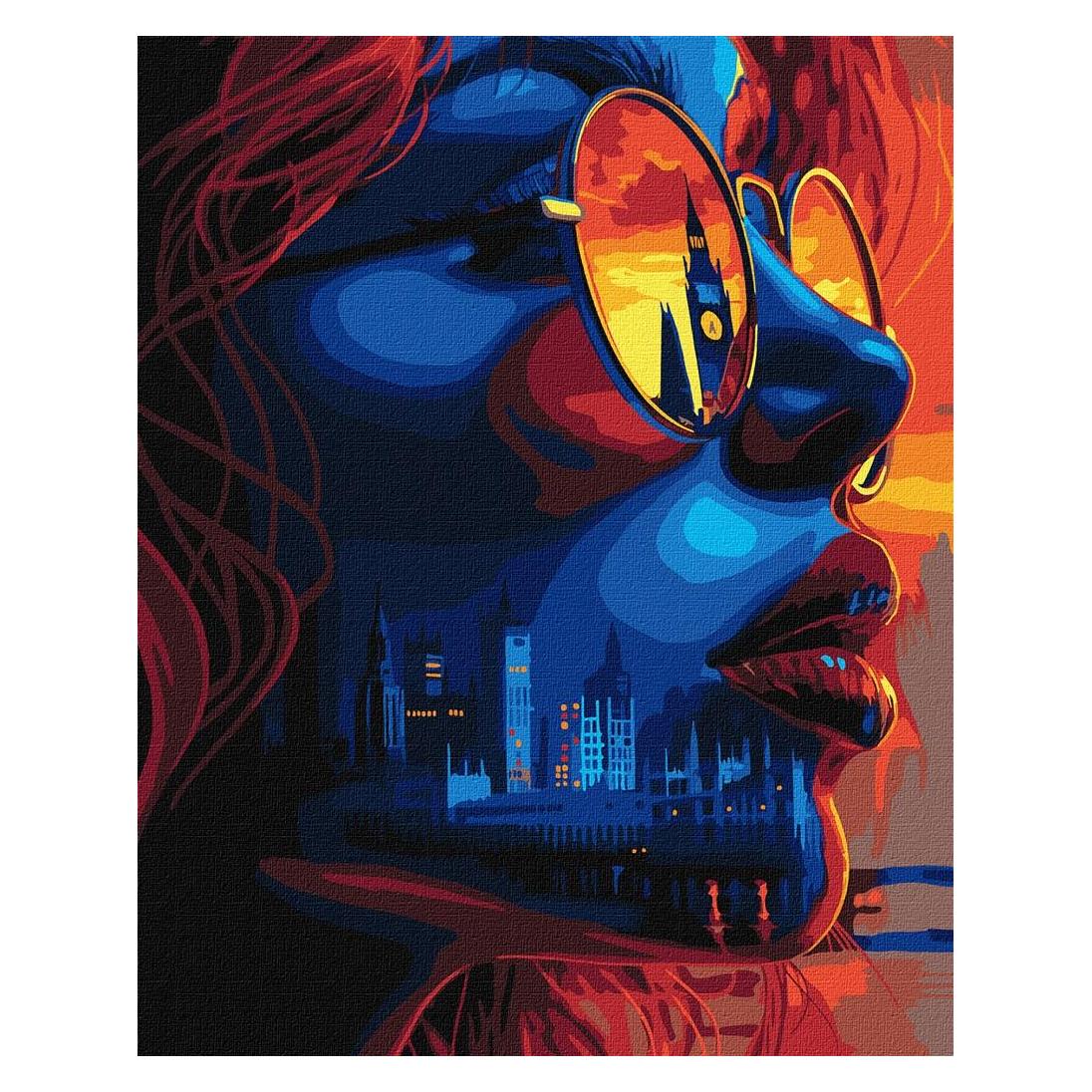 Ideyka Malen nach Zahlen - Sonnenuntergang in London (57317999)