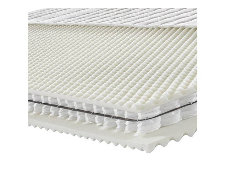 Novel Taschenfederkernmatratze Ortho Star Plus, Weiß, H5, 90x190 cmes Vertrauen - Oeko-Tex®, Made in Germany, Oeko-Tex® Standard 100, Härtegradauswahl, Über- und Sondergrößen erhältlich, Bezug abnehmbar/waschbar, Ober- Unterseite versteppt, wendbar, optimale Belüftung, Tragegriffe, schadstoffgeprüft, bessere Druckentlastung durch Noppenstruktur, alternative Größen erhältlich, Schlafzimmer, Matratzen Shop, Matratzen, Taschenfederkernmatratzen