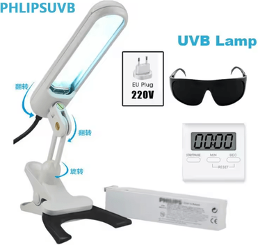 Inspire Picks 311nm UVB Light Therapy Lamp Portable UVB Device For Targeted Skincare 220v Eu Plug
