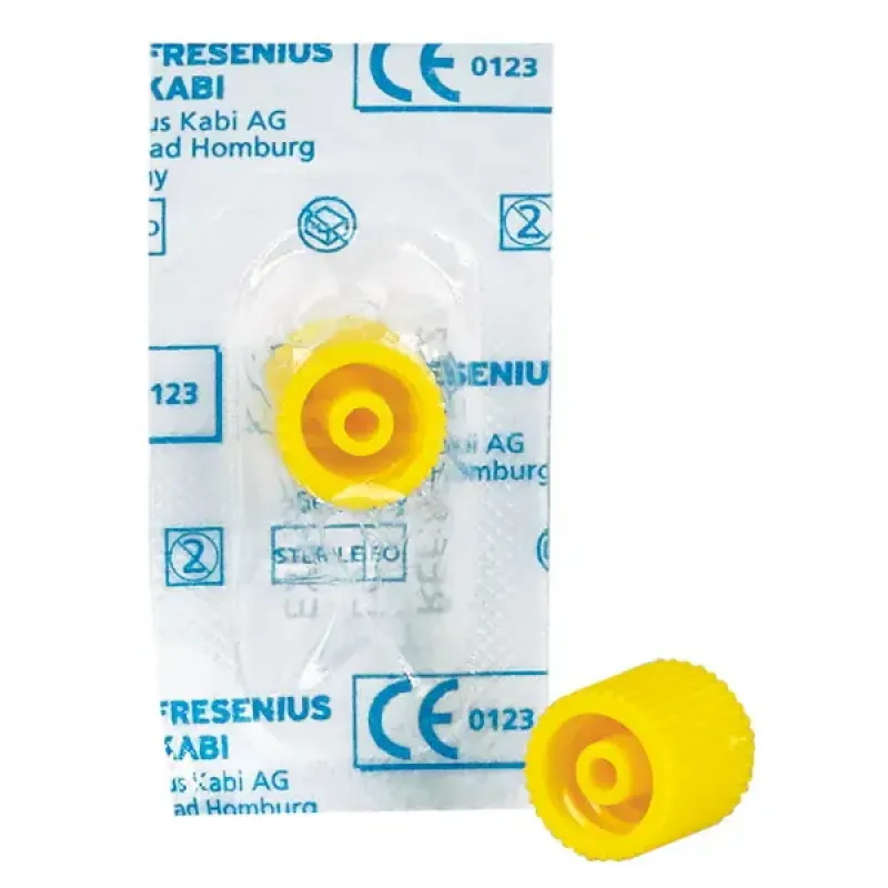 Fresenius Kabi Deutschland GmbH Verschluss-stopfen, gelb, LL (100 Stück) 8502812
