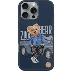 Zuck Bear Headphone case case SAN FRANCISCO FORTUNE for IPHONE 16 bay area player (Apple iPhone 16), Smartphone Hülle, Mehrfarbig