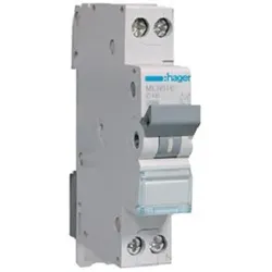 Hager LS-Schalter 1P+N 6kA C-16A 1M MLN516
