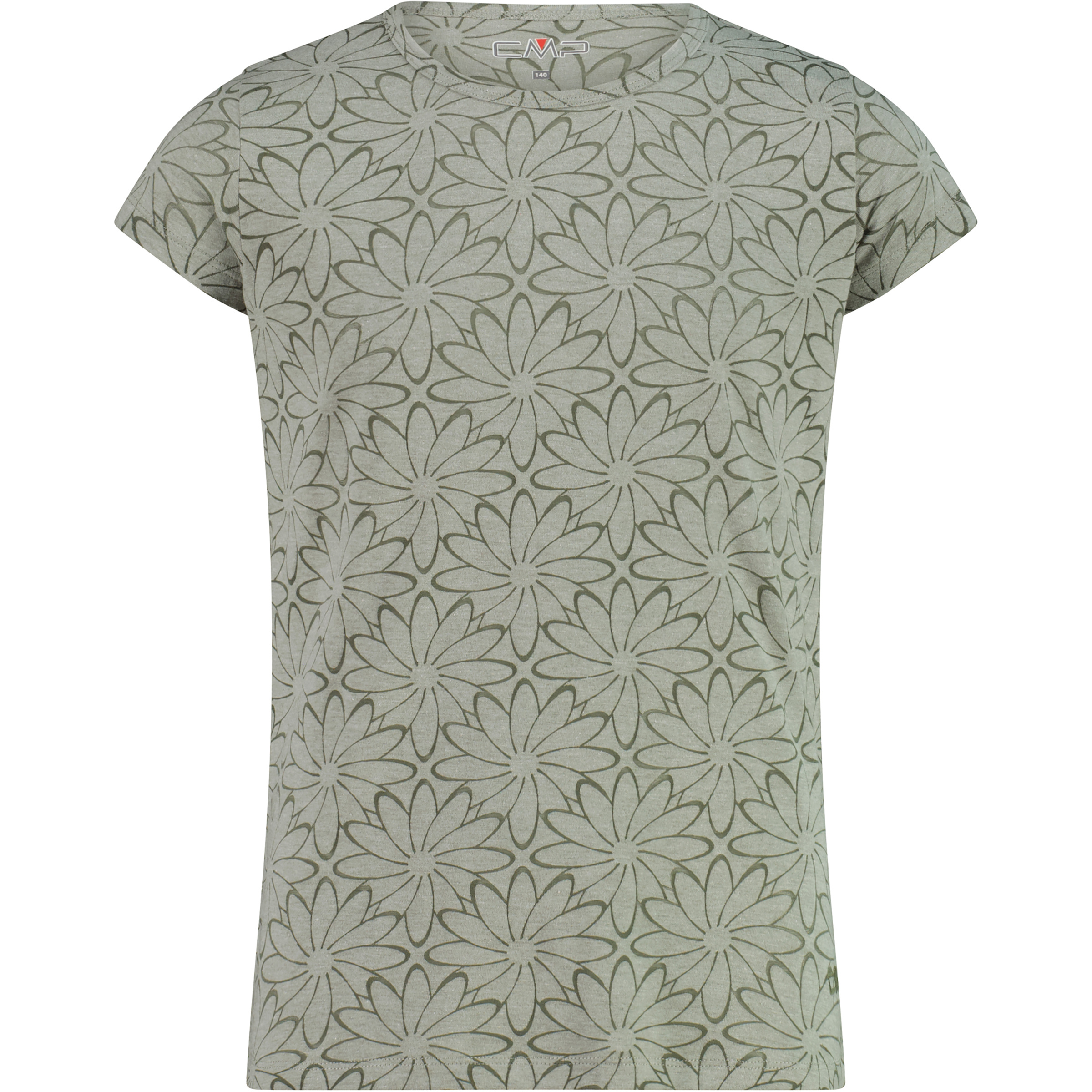 CMP Kinder T-Shirts grau Größe 110 Lifestyle Hautfreundlich