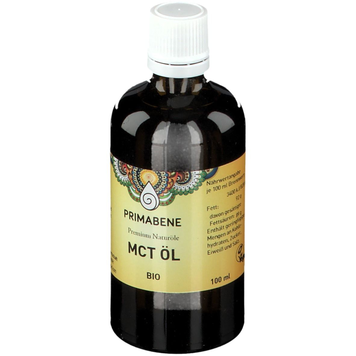 MCT OEL BIO Kokos Primabene 100 ml Öl