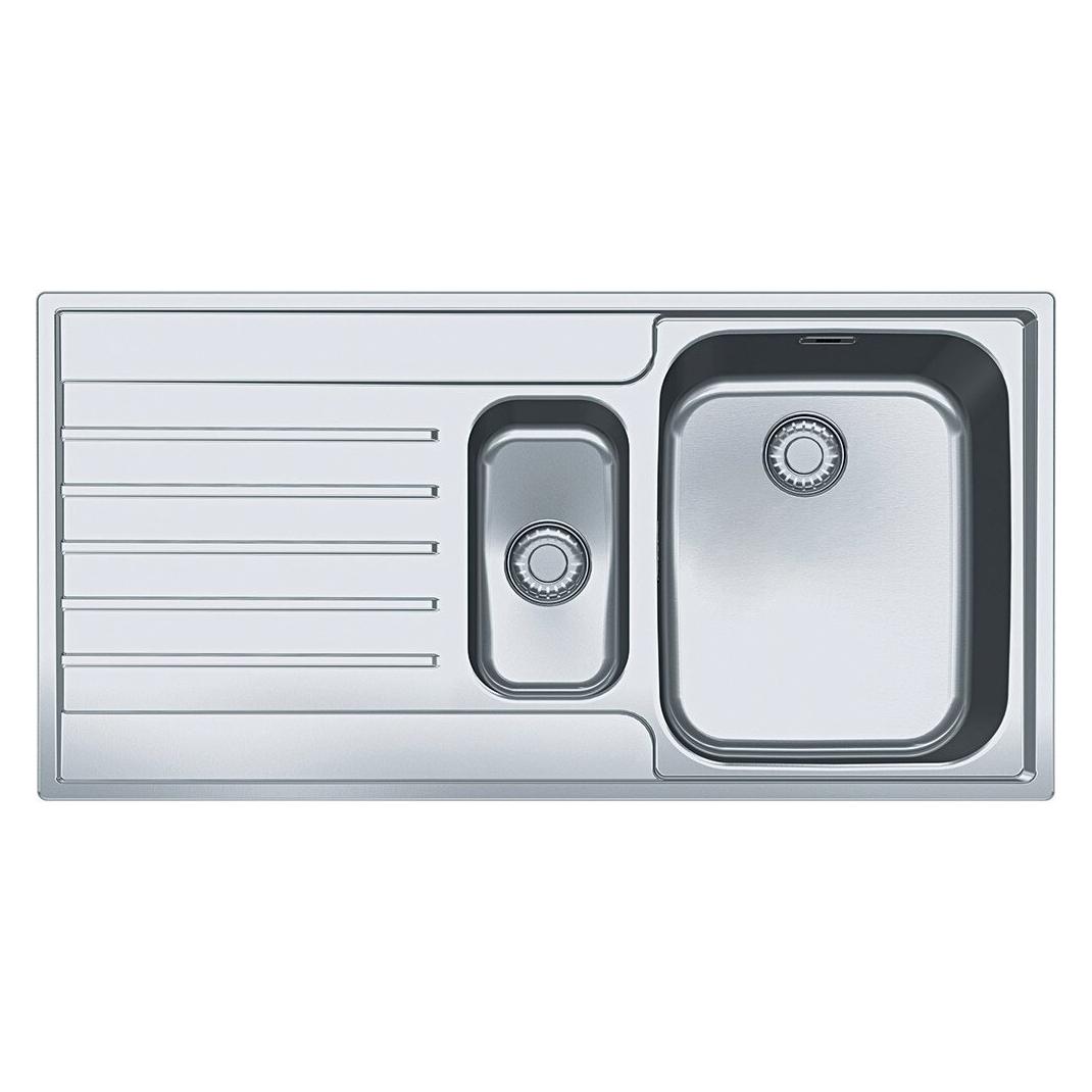 Franke Argos AGX 651 Edelstahl 101.0671.676 (Einbauspüle, 51 cm, 100 cm) (101.0671.676)