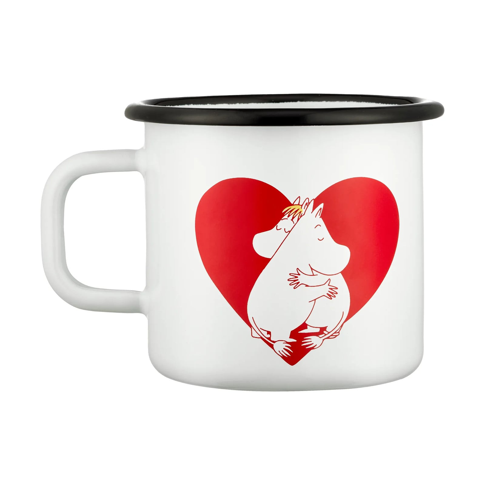 Muurla Moomin emaille mok Heart 37 cl