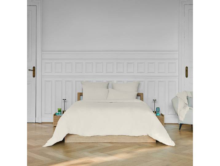 HABITAT - Housse de couette en double gaze de coton - 240 x 220 cm - Écru - Arielle