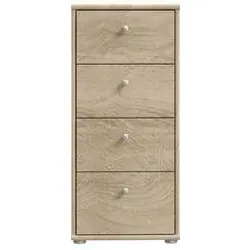 FORTE Kommode Faik Holzoptik Braun Eiche Sonoma