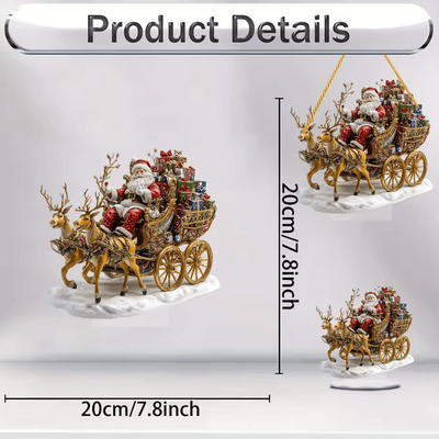 Inspire Curations Boho Christmas Wooden Desktop Decor Christmas Table Decoration Bohemian Christmas Ornament For Home & Bedroom 1pci