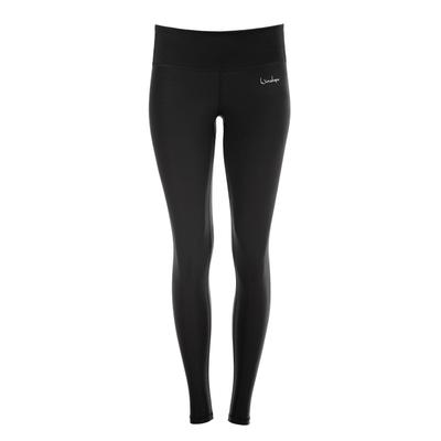 Leggings WINSHAPE "AEL102", Damen, Gr. XS, Normalgrößen, schwarz, 80% Polyester, 20% Elasthan, Hosen Leggings, mit leichtem Kompressionseffekt