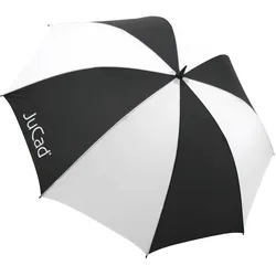 JuCad Golfschirm, schwarz/weiss