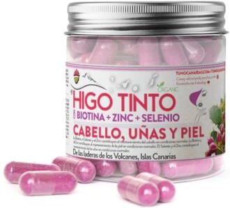 Tuno Canarias Red Fig Biotin + Zinc + Selenium 90 Capsules