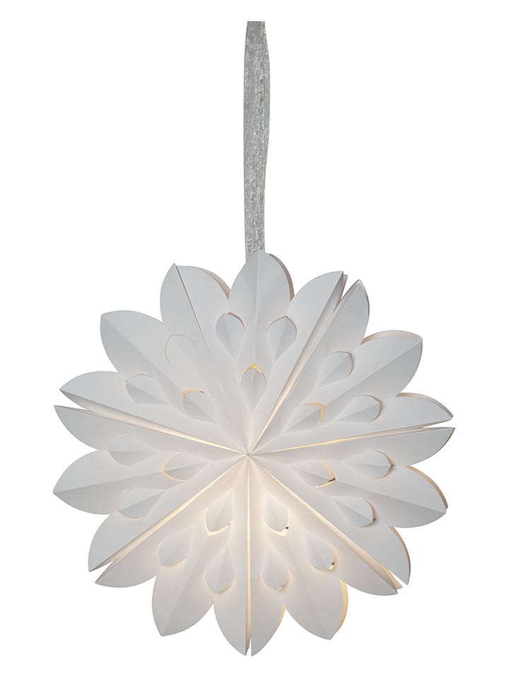STAR Trading Papierstern "Clipp" in Weiß - Ø 40 cm - onesize