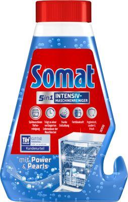 Spülmaschinenreiniger Somat 5in1, mit Power&Pearls, pflegt Maschineninneres, Sprüharme & Filter, Flasche mit 250 ml