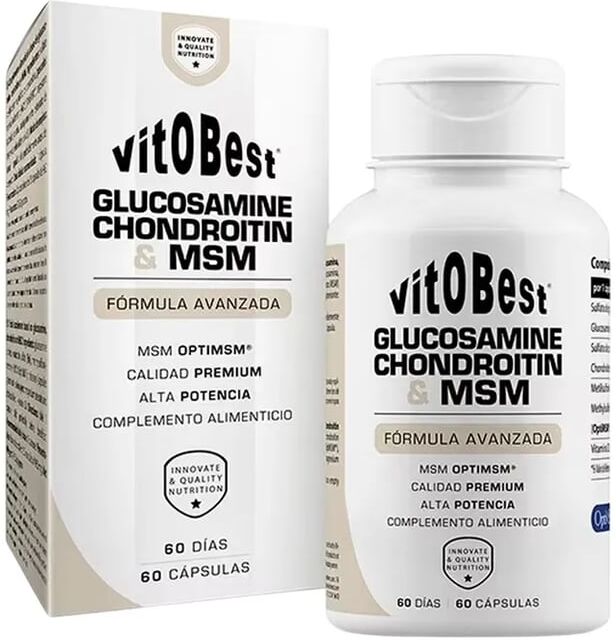 Vitobest Glucosamina Condroitina MSM 60 VCaps