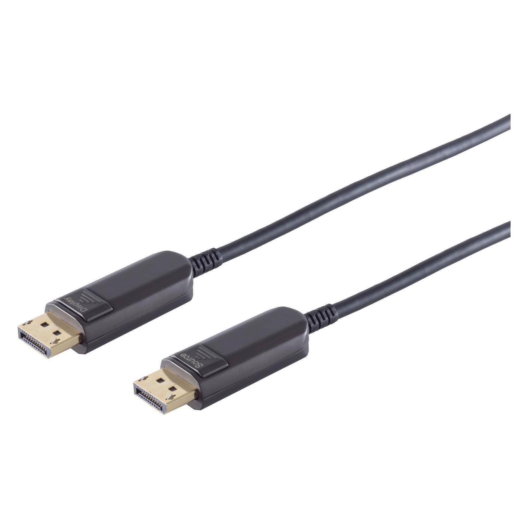 Shiverpeaks S/CONN maximum connectivity Optisches Displayport Kabel, 8K, 10,0m (10 m) (30-15075)