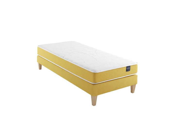 Ensemble matelas mousse, sommier et pieds Aurore 400 - SOMEO 80x200