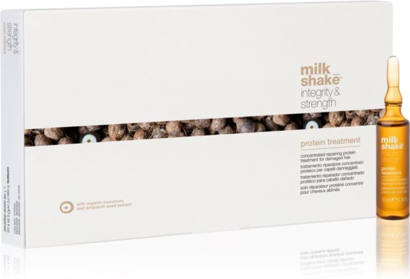 milk_shake® Integrity & Strength Protein Treatment sérum concentré pour cheveux abîmés aux protéines 8x10 ml