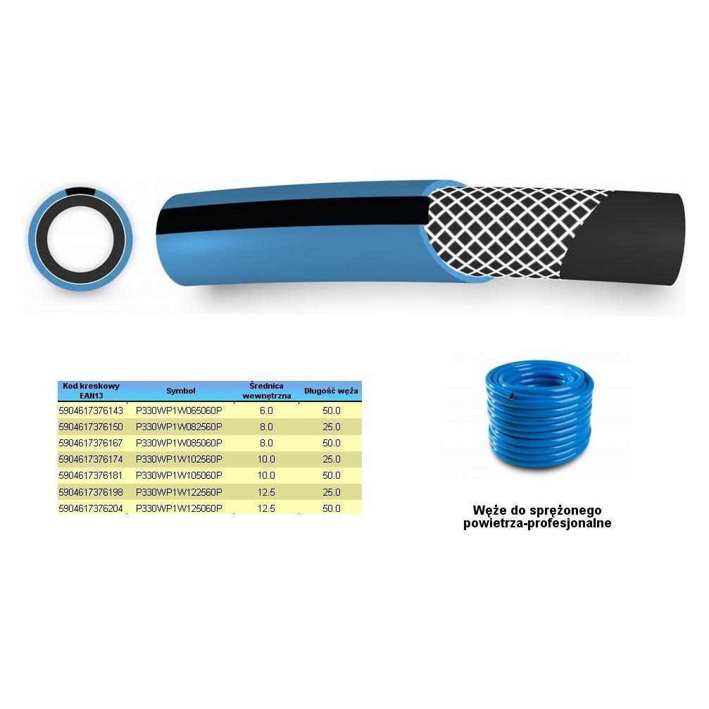 Poli COMPOUND AIR HOSE FI = 12.5mm x 50m, BLUE, PROFESSIONAL (P430WP1W125060)