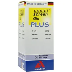 Combiscreen Glucose Plus Teststreifen 50 St