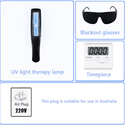 Inspire Curations 311nm Narrowband UVB Phototherapy Lamp For Targeted Skin Care 220v Au