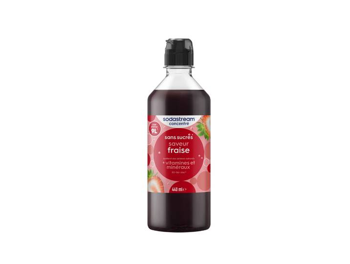 Sirop de fraise sans sucres pour Sodastream 440ml SODASTREAM