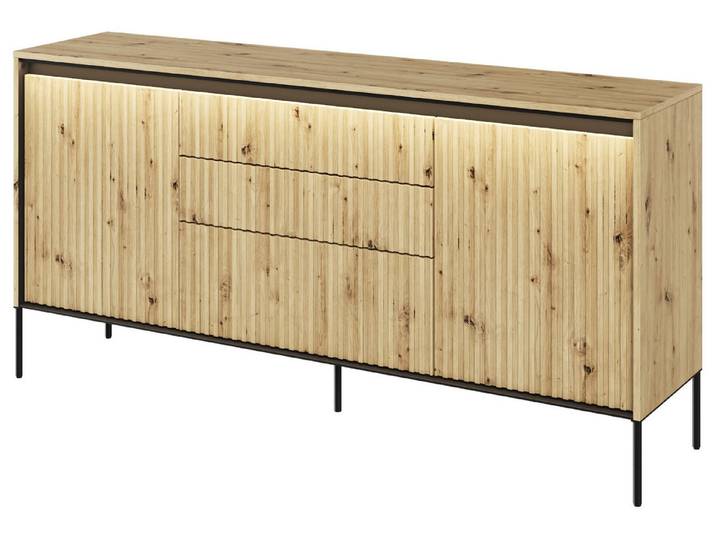 yourhouse24 Kommode TREND TR-01 mit dekorative Fräsungen und Soft-Close-Funktion