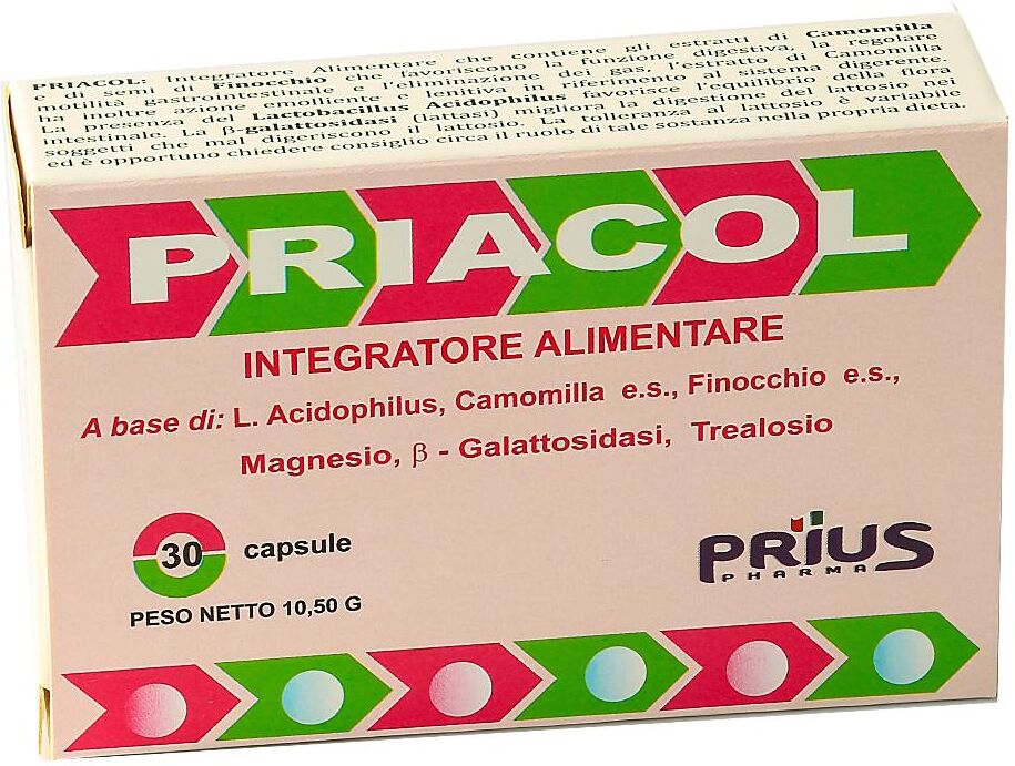 PRIUS PHARMA Srl Priacol, 30 Capsule