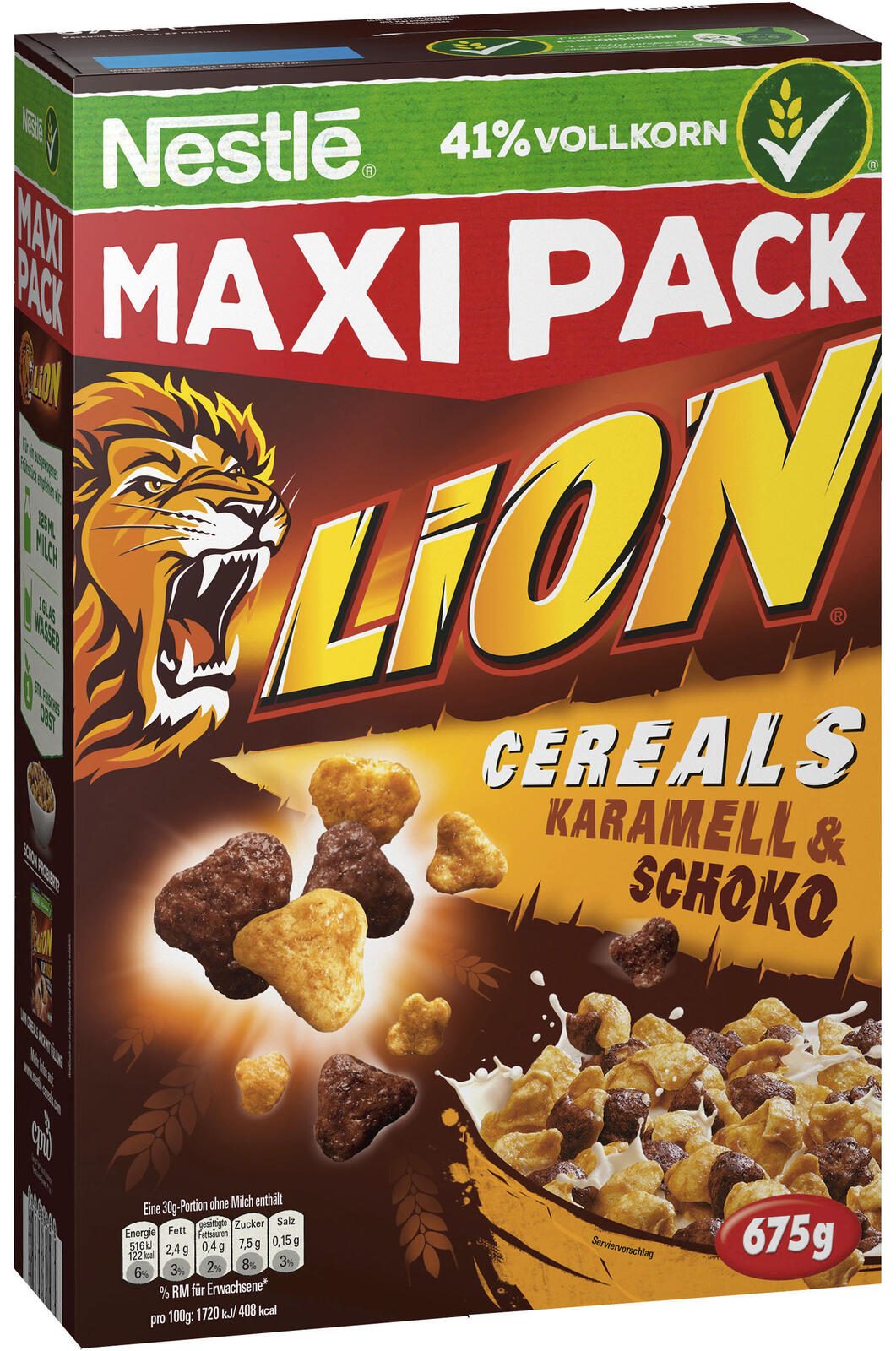 LION® Cereals Karamell & Schoko 675,0 g 1664250