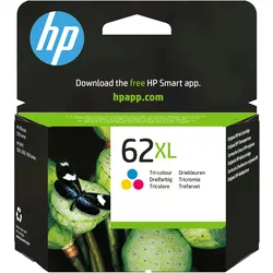 HP, Druckerpatrone, 62xl (C, M, Y)