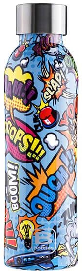 Bugatti B Bottle Twin 500ml Thermal Water Bottle Comics