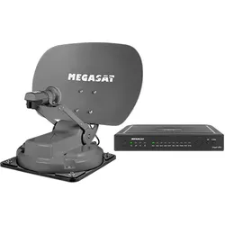 Megasat Caravanman Kompakt 3 Graphit Single-LNB Sat Anlage inkl. Bluetooth Modul