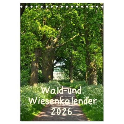 Wald- und Wiesenkalender 2026 Planer (Tischkalender 2026 DIN A5 hoch), CALVENDO Monatskalender