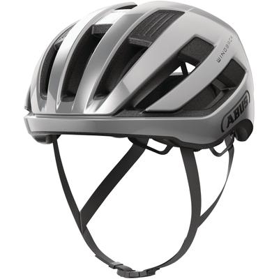 Fahrradhelm ABUS "WINGBACK" Gr. S, silber (gleam silber), Helme, S Kopfumfang: 51cm - 55cm