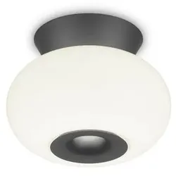 Helestra LED-Deckenleuchte Sapo Aluminium Schwarz