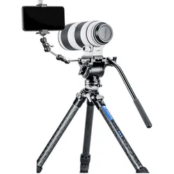 Leofoto BV-5 (2-Wege-Neiger, Videokopf), Stativkopf, Schwarz