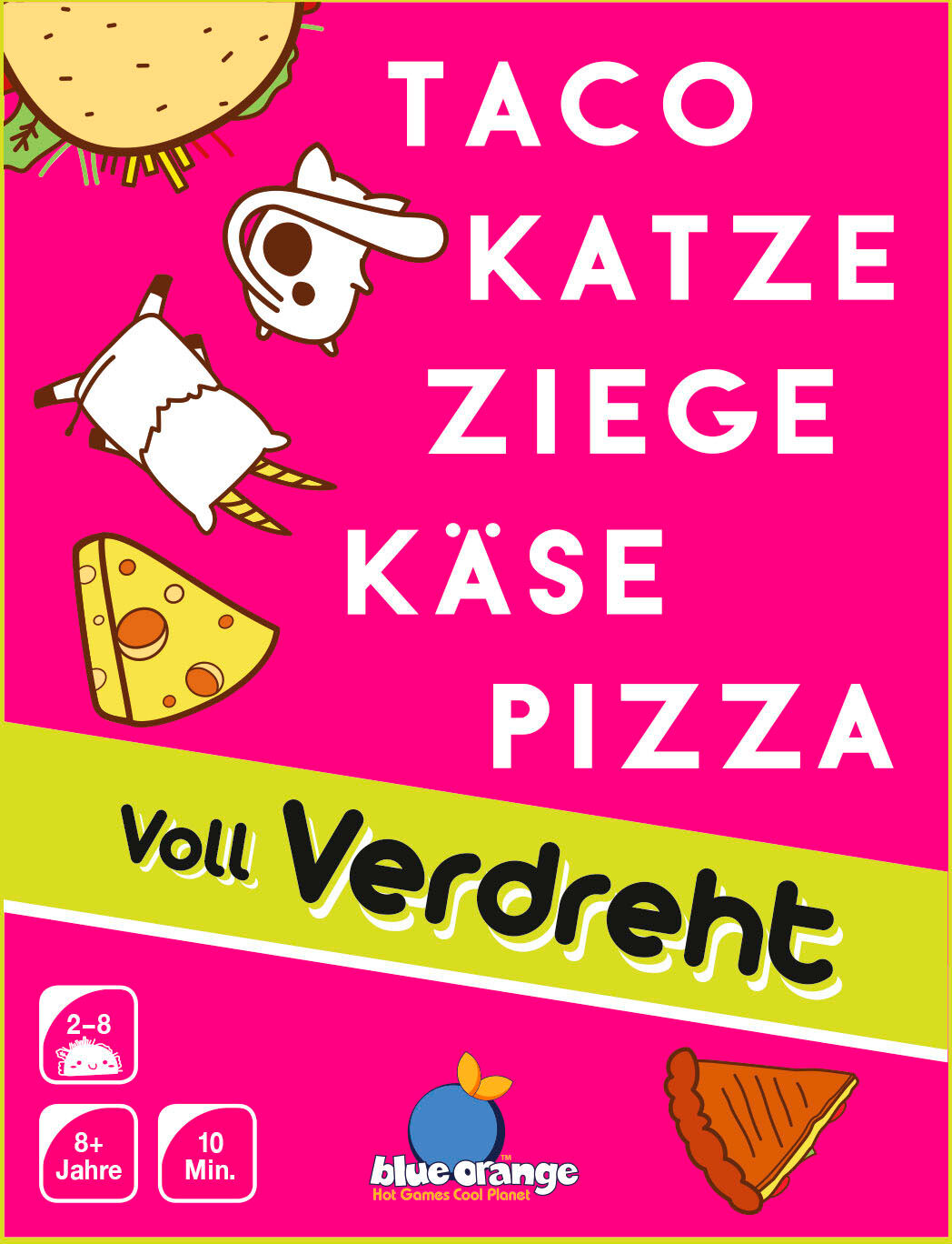 Spiel ASMODEE "Taco Katze Ziege Käse Pizza: Voll Verdreht", bunt, Spiele, Kinder, Spiel