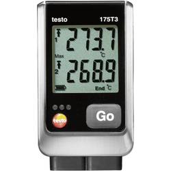 testo 0572 1753-D 175 T3 Temperatur-Datenlogger kalibriert (DAkkS-akkreditiertes Labor) Messgröße Temperatur -50 bis +1000 °C Mini SD Slot