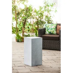Heissner Gartenbrunnen-Sockel "Tower", granite color, 39x39x68cm (016612-09)