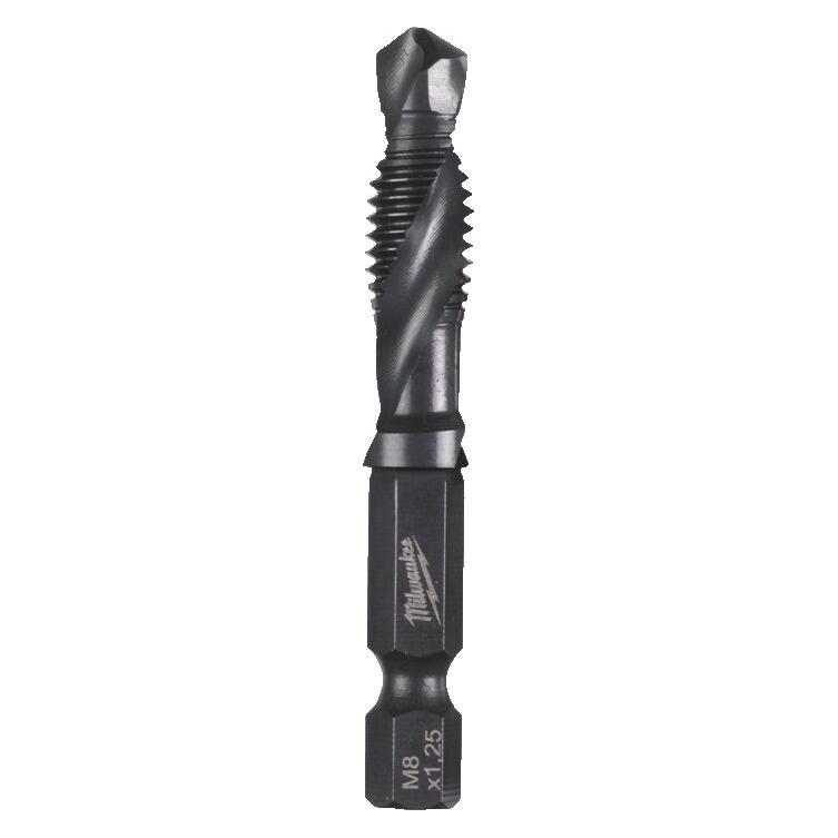 Arco Milwaukee Zubehör 4932498265 HSS G Bohrer-Gewindebohrer-Kombination 1/4" HSS-G M8x57mm - 1 Stück (230228)