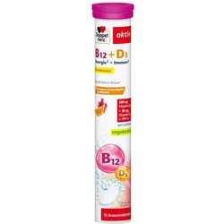 Doppelherz aktiv Vitamin B12 + D3  15 St Brausetabletten