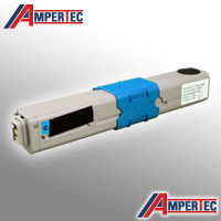 Ampertec Toner ersetzt Oki 46508711 cyan LT2624C/AM