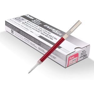 Pentel Gelschreibermine LR7-P3X, Strichbreite 0,35mm, koralle, 12 Stück