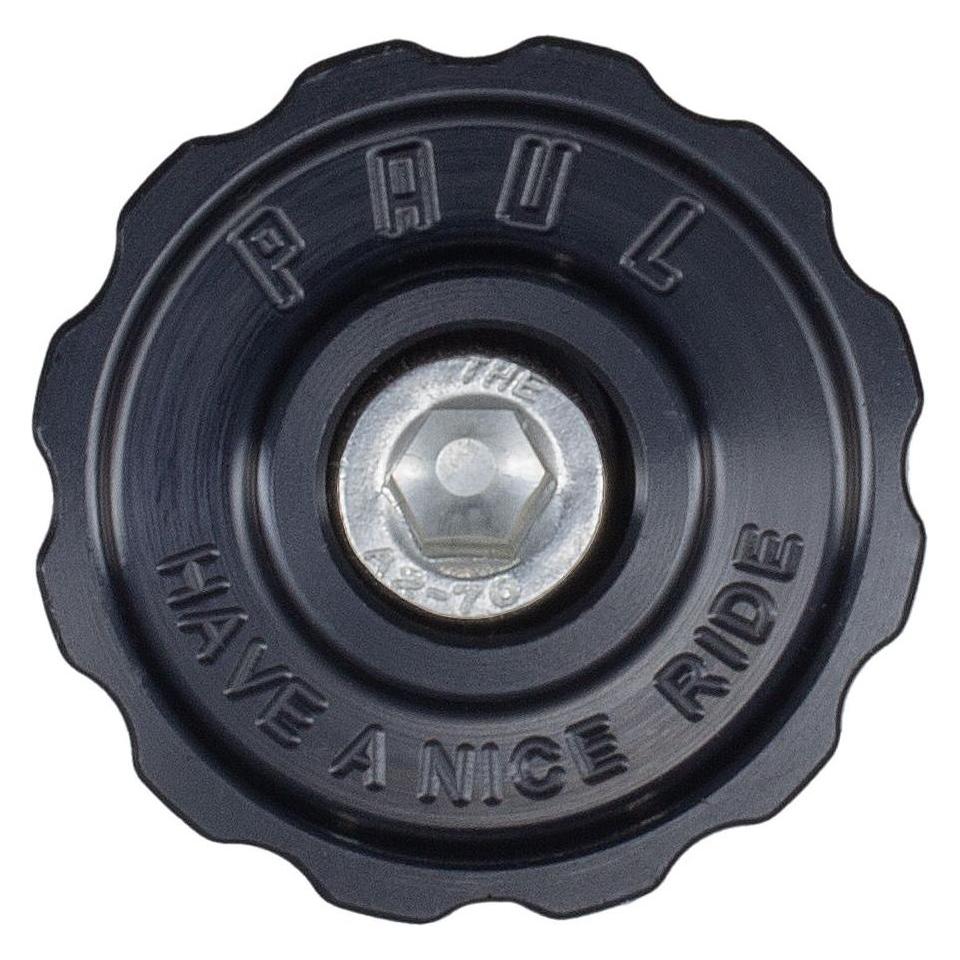 Paul Component Engineering Paul Component Stem Cap Ahead Kappe, 1 1/8", black (43298376)