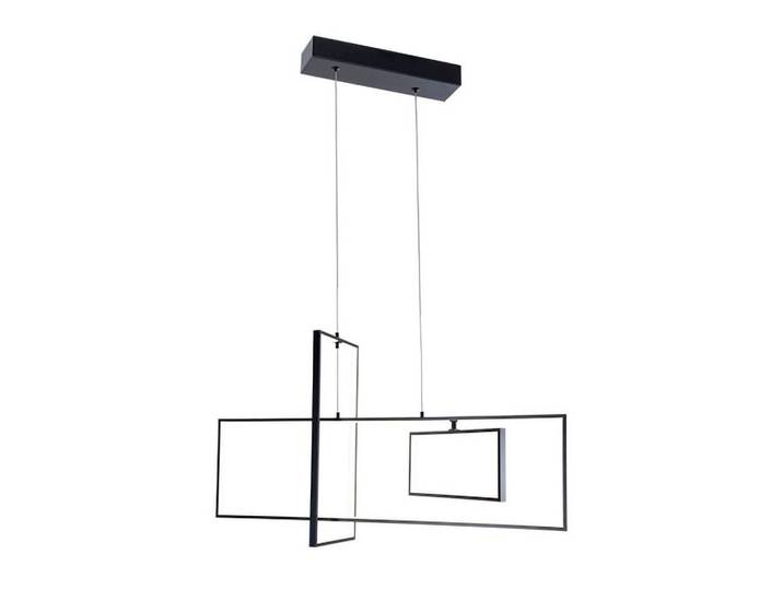 Led-Hängeleuchte, Schwarz, Metall, 2x100x90 cm, Lampen & Leuchten, Innenbeleuchtung, Hängeleuchten, Pendelleuchten
